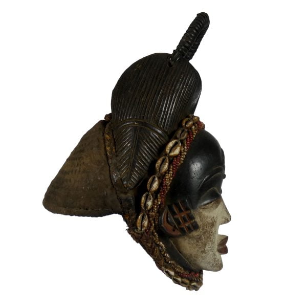 African Punu Mask | Gabon Tribal Mask | Traditional Mask - Image 3