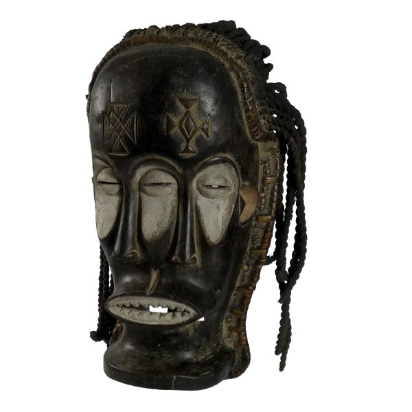 African Chokwe Three-Eyed Mask | Congo Art | African Mask - Image 5