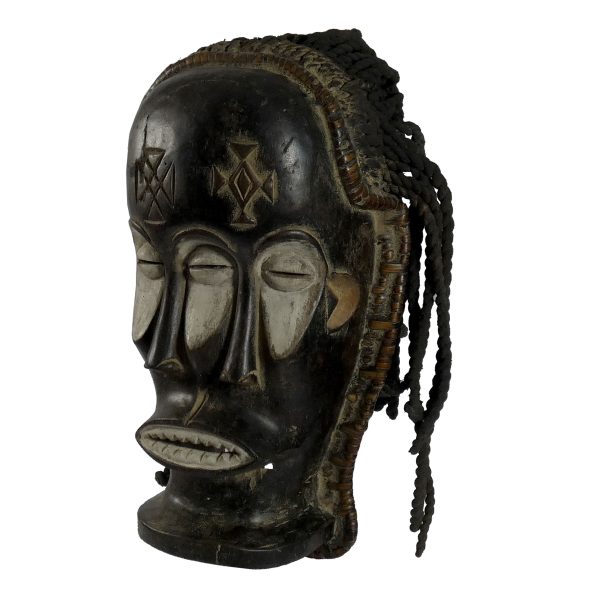 African Chokwe Three-Eyed Mask | Congo Art | African Mask - Image 6