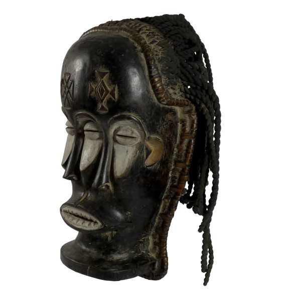African Chokwe Three-Eyed Mask | Congo Art | African Mask - Image 7