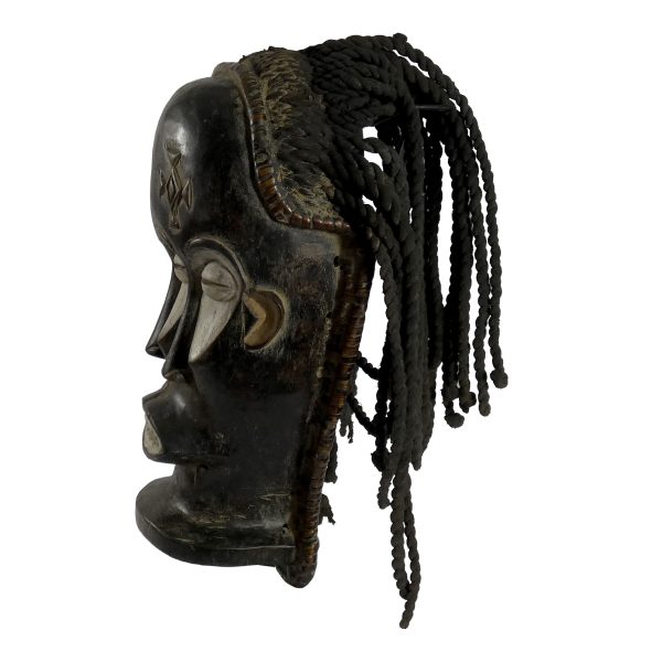 African Chokwe Three-Eyed Mask | Congo Art | African Mask - Image 8