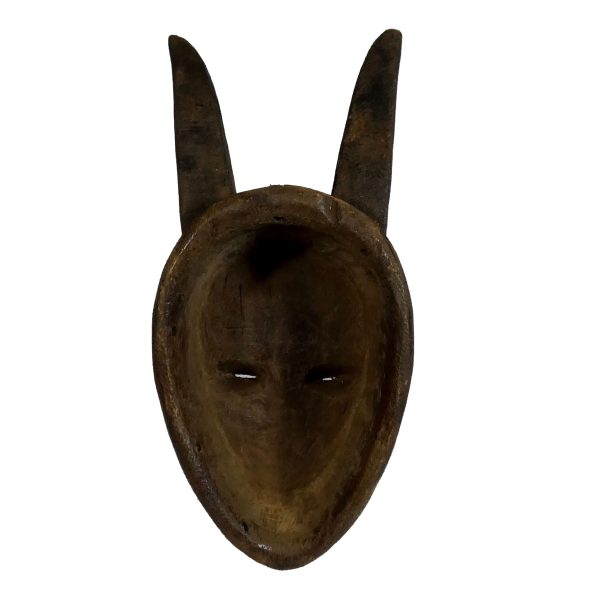African Kwele Horned Mask | African Gabon Tribal Mask - Image 10
