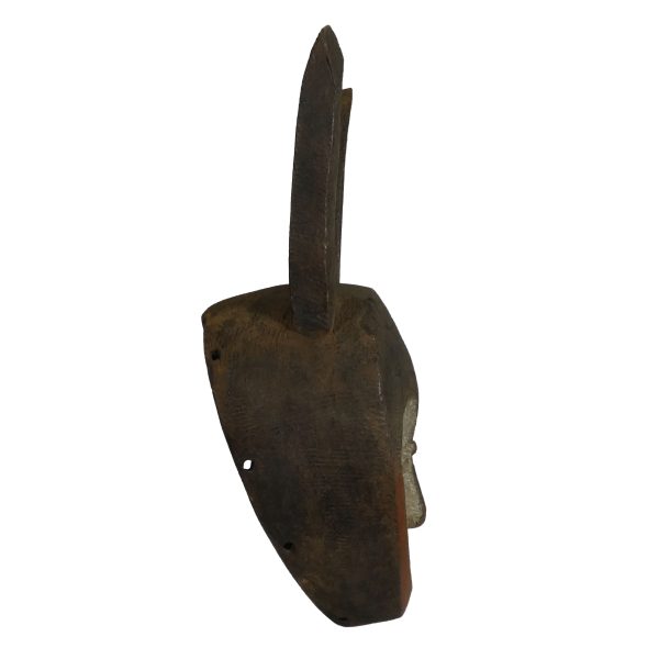 African Kwele Horned Mask | African Gabon Tribal Mask - Image 4