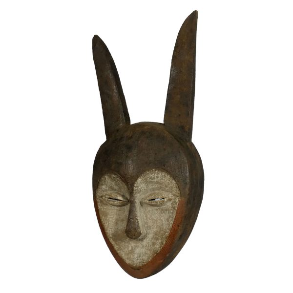 African Kwele Horned Mask | African Gabon Tribal Mask - Image 5