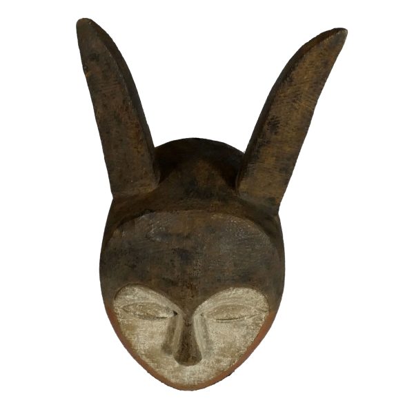 African Kwele Horned Mask | African Gabon Tribal Mask - Image 9