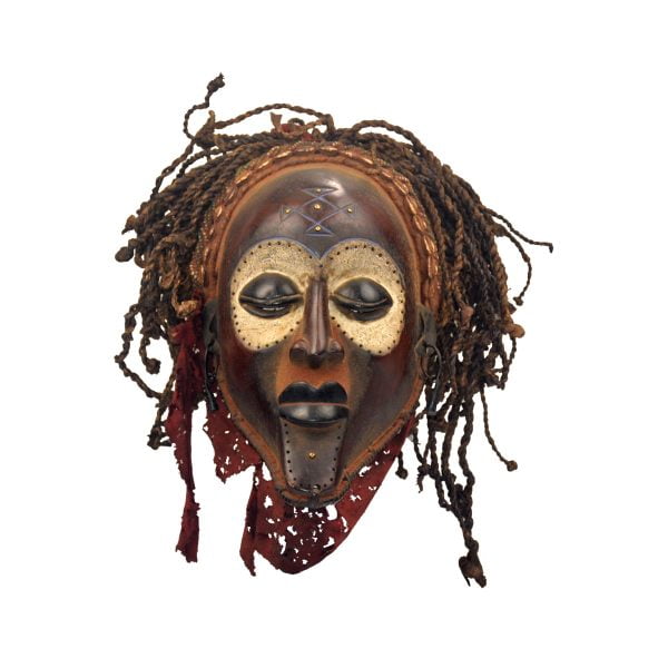 African Chokwe Mask | African Collectors Mask | Congo Art | African Mask