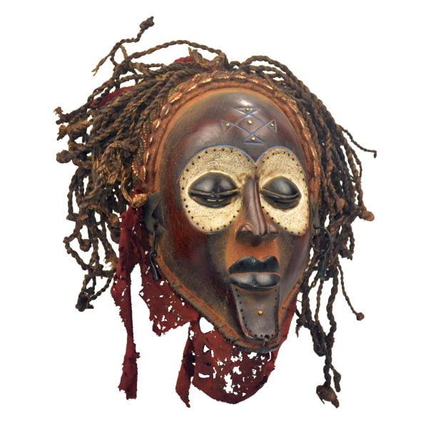 African Chokwe Mask | African Collectors Mask | Congo Art | African Mask - Image 2