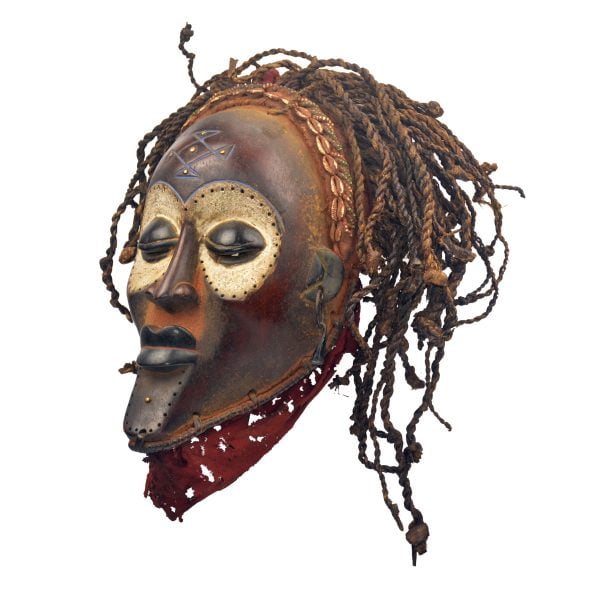 African Chokwe Mask | African Collectors Mask | Congo Art | African Mask - Image 6