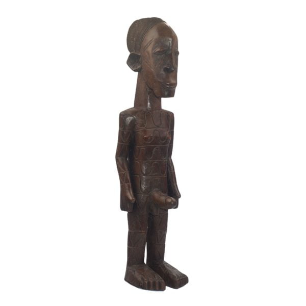 Statue africaine Mangbetu Nebeli | Statuette en bois – Image 2