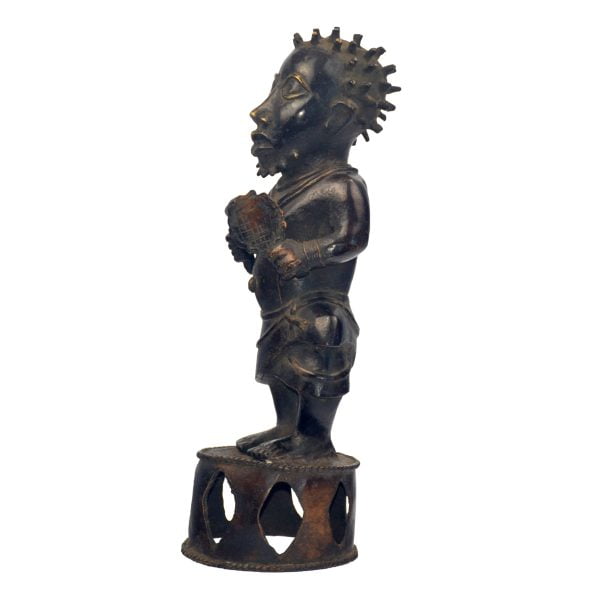 Royal Dwarf | African Benin Bronze Statue - Image 10