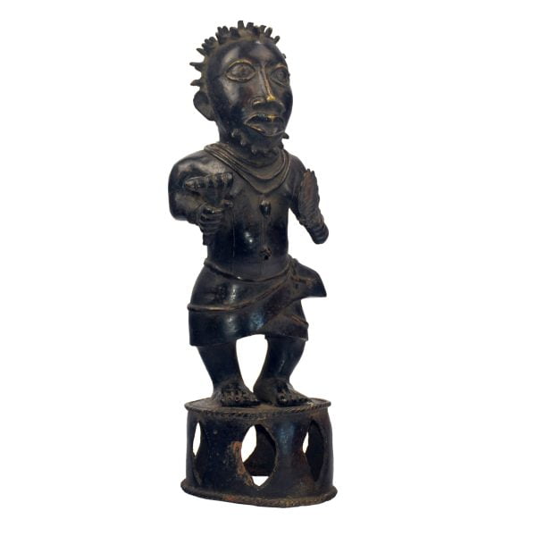Royal Dwarf | African Benin Bronze Statue - Image 2