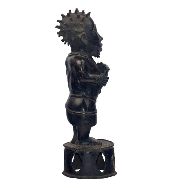 Royal Dwarf | African Benin Bronze Statue - Image 4