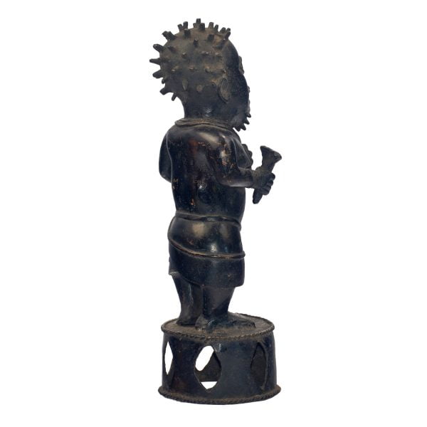 Royal Dwarf | African Benin Bronze Statue - Image 5