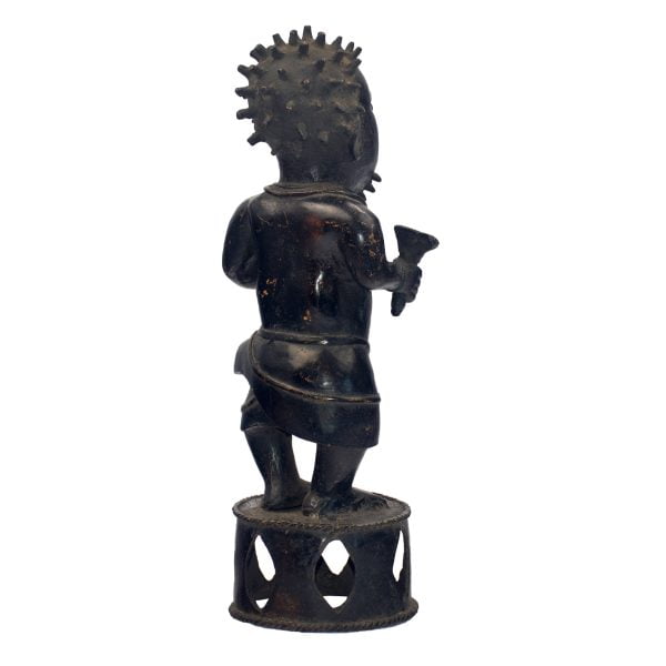 Royal Dwarf | African Benin Bronze Statue - Image 6