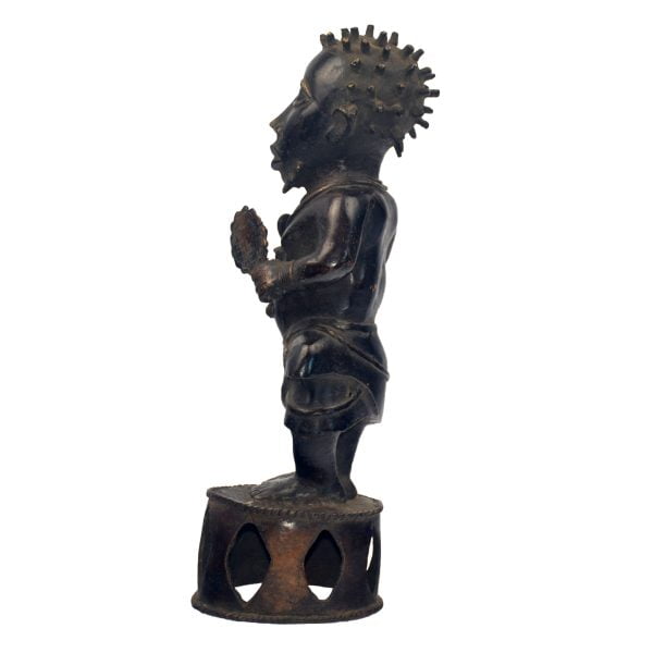 Royal Dwarf | African Benin Bronze Statue - Image 9