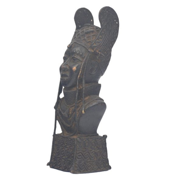Statue Ife en bronze du Bénin | Femme Africaine – Image 10
