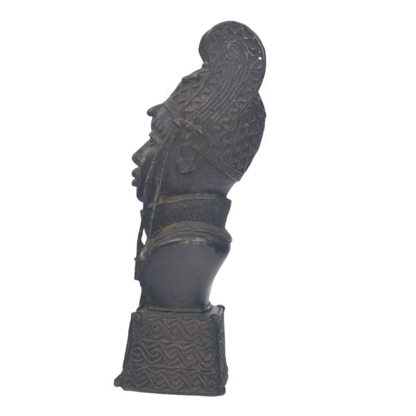Statue Ife en bronze du Bénin | Femme Africaine – Image 8