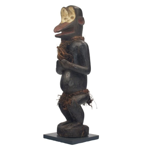 African Boulou Statue | Monkey Statuette - Image 10