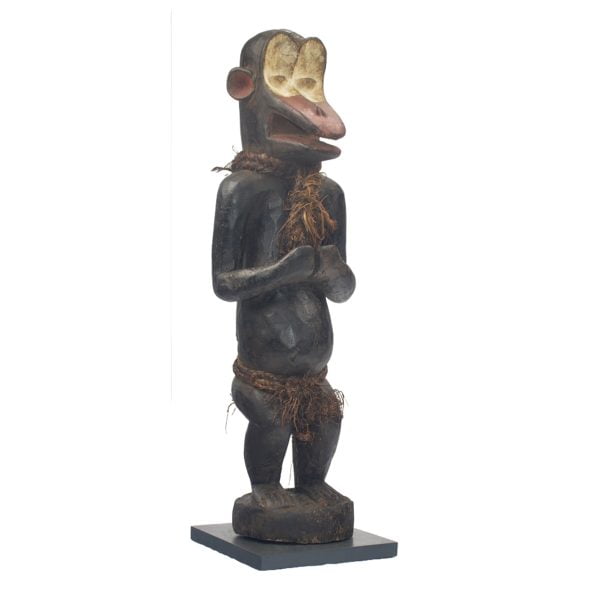 African Boulou Statue | Monkey Statuette - Image 2